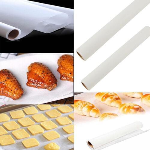 500cm Parchment Paper Roll Baking Pan Liners Oven Safe Cookie Sheets Kitchen Accessories Gadget