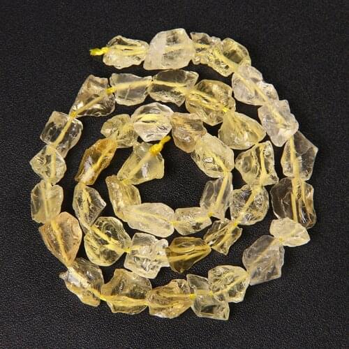 7-11mm/10-13mm/20-30mm Natural Irregular Freeform Raw Stone Rough Citrine Quartzs Minerals Crystal Beads For Jewelry Making DIY