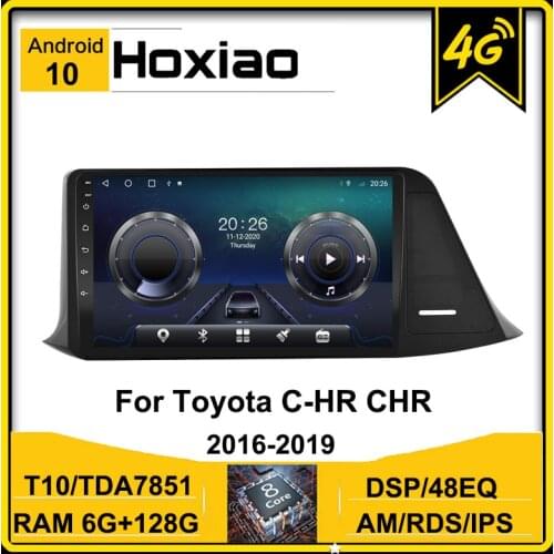 Android 8.1 10 2 Din Car Radio GPS For Toyota C-HR CHR 2016 2017 2018 2019 AM RDS Carplay 4Gb 64Gb 128GB 8CORE Multimedia Player