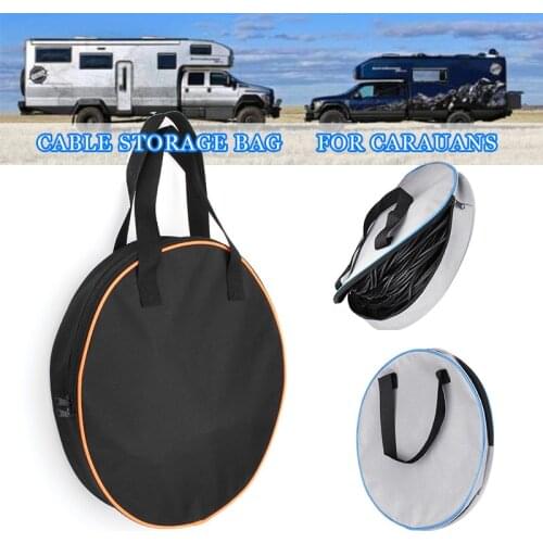 RV Parts Car RV Caravans Wire Cable Harness Storage Bag Case Motorhome Gardening Portable Heavy Duty Cable Organizer