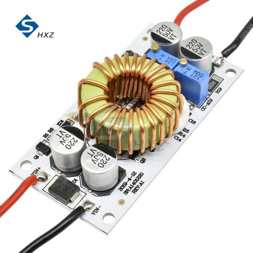 DC-DC Step Up 250W 10A Power Supply Adjustable Module CC CV Boost Converter DC10V-40V DC8.5V-48V Voltage Converter