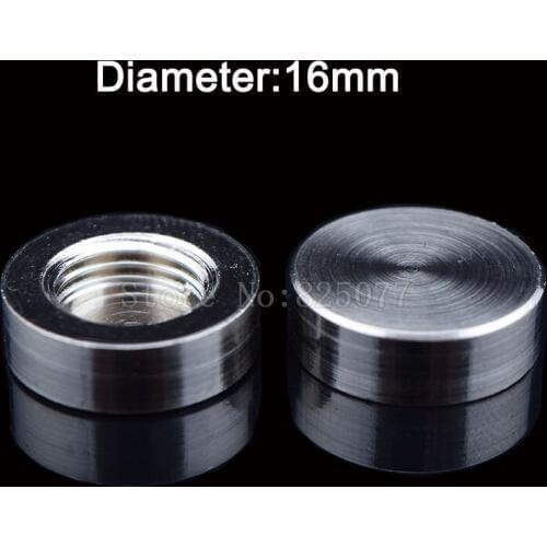 DHL 200PCS Diameter 16mm brushed copper standoff screw cover decorative screws caps acrylic board advertising nails JF1370