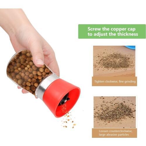 Seasoning Jar Grinding Gadget Spice Salt Pepper Shakers Can Manual Salt Pepper Mill Cruet Bottle Kitchen Cruet