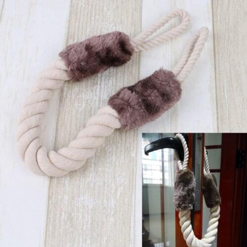 Cotton Rope Sailor Knot Door Stopper Slamming Shut Wedge Door Handles Stoppers