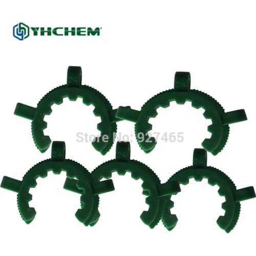 5 pcs Laboratory Plastic Clip/Plastic Ground Joint Clip/ Joint Clamp for 24/40 Standard Taper Joints