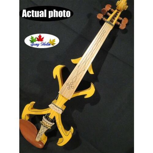 Best model crazy - 2 SONG art streamline 5strings yellow 4/4 electric violin