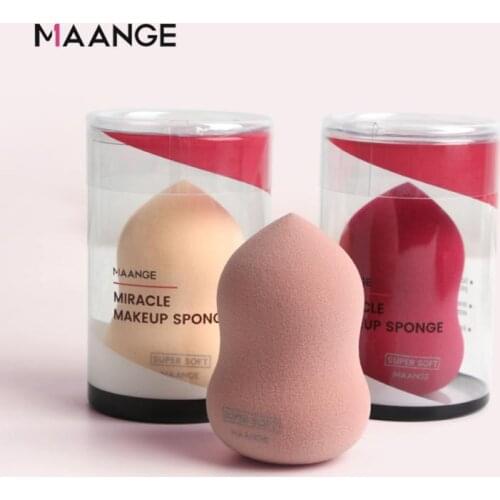 MAANGE 3pcs Cosmetic Puff Powder Puff Smooth Makeup Blending Foundation Smooth Sponge Puff Cucurbit Water Drop Shape Puff