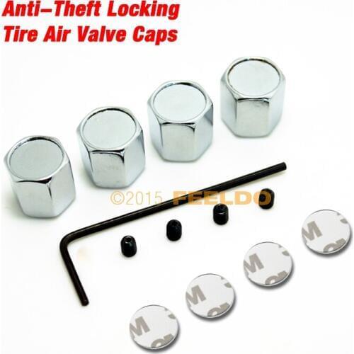MOTOBOTS 300Set New 4PCS Caps Anti-Theft Locking Tire air valve caps For Mixed LOGO #FD-3699