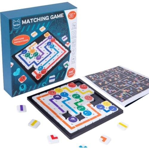 Connected Logical Thinking Matching Puzzle Games Kids Education Toys Brain Teaser Jigsaw Board Game Parent-child Interactive Toy