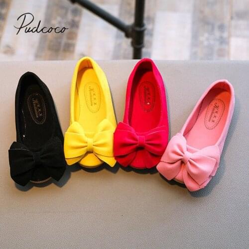 New Fashion Girls Princess Dance Shoes Kids Girl Dress Party Shoes Children Flats Casual Single Soft Slip-on First Walkers
