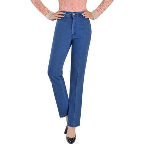 New Arrival loose high waist female jeans women Mother trousers plus size slim straight Ladys pants