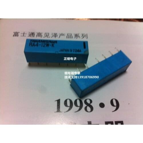 The original relay RA4-12W-K instead of G6A-474P-ST-US 12V