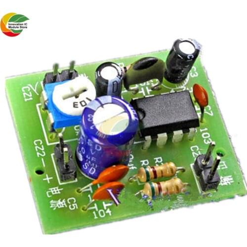 Ziqqucu TDA2822M Stereo Audio Power Amplifier Board DIY Parts DC3V-9V Mini TDA2822M Power Amplifier Board