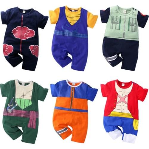 Prowow Anime Baby Clothes Summer Baby Boy Romper Newborn Jumpsuits For Baby Costume Cartoon Inafnt Outftis Cosplay Baby Overalls