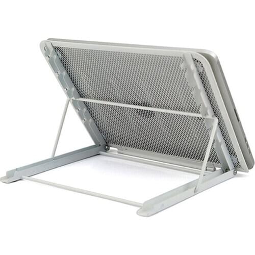 Xnyocn Adjustable Laptop Stand Folding Cool Mesh Bracket Desktop Office Tablet For iPad Pro MacBook Heat Reduction Holder Mount