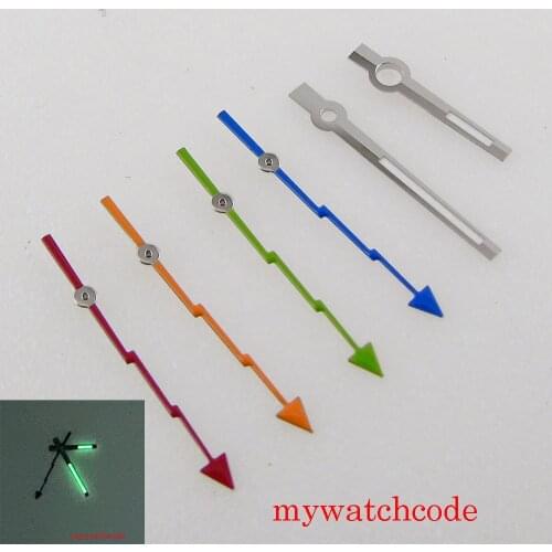 Luminous Wristwatch Parts Hand Set Parts Fit NH35 NH36 MIYOTA 8215 ETA 2836 Mingzhu 2813
