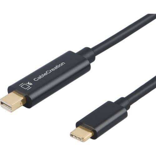 USB C to Mini DP Cable,Type C to Mini DisplayPort 4K 60Hz Aluminum Adapter (NOT Thunderbolt Cable), Compatible with MacBook Pro