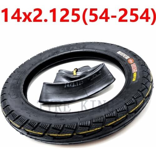 High Quality 14x2.125 Inner and Outer Tyre 14*2.125 Thickening Tire for Electric Vehicle Tire Accessories