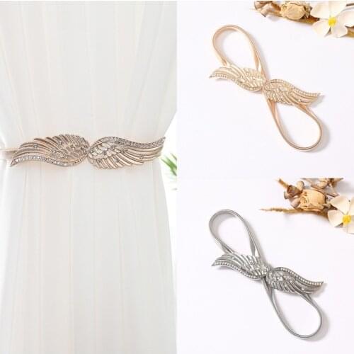 1Pc Curtain Tie Angel Wing Buckle Clips Rope Holdbacks Curtain Holder Strap Accessoires Home Decorations