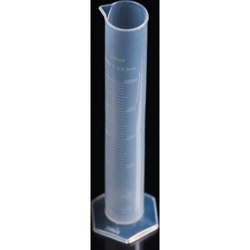 250mlpp measuring cylinder Acid and alkali corrosion measuring cylinder Laboratory utensils