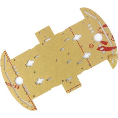 For Smart car acrylic plate 4 wheel car floor 4WD single piece price DIY car chassis 4WD Smart car acrylic plate