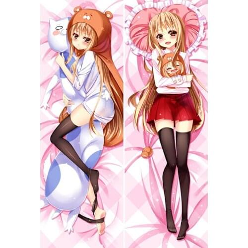 Anime Himouto! Umaru-chan Pillow Cover Doma Umaru Motoba Kirie Dakimakura Case 3D Double-sided Bedding Hugging Body Pillowcase
