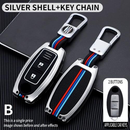 Car key cover case for nissan juke leaf micra k12 note patrol qashqai j11 j10 tiida versa x-trail xtrail x trail t32 Infiniti