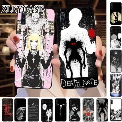 Death Note Soft Phone Case For Samsung Galaxy A50 A10 A20 A20E A20S A30S A40 A51 A70 A30 A6 A7 A8 Coque Cover cases