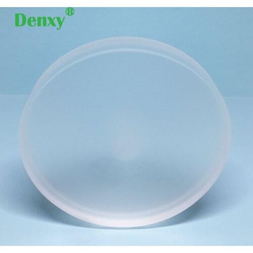 Denxy 5pcs Dental PMMA Block Clear color CAD/CAM Dental Material lab for Make Temporary Bridge Dental Restorations Resin block