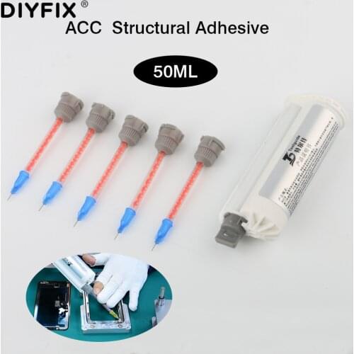DIYFIX ACC Structural Adhesive Repair Glue For iPhone 11Pro Max/X//XS/8/8P/ Middle Frame LCD Bezel Bonding Back Cover