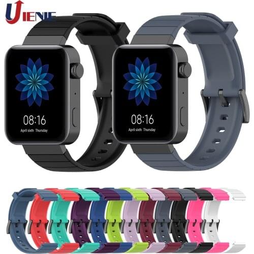 For Xiaomi Mi Watch Band Strap 18mm Silicone Watchband for Garmin Venu 2S Bracelet Wristband Fashion Sport Replacement correa