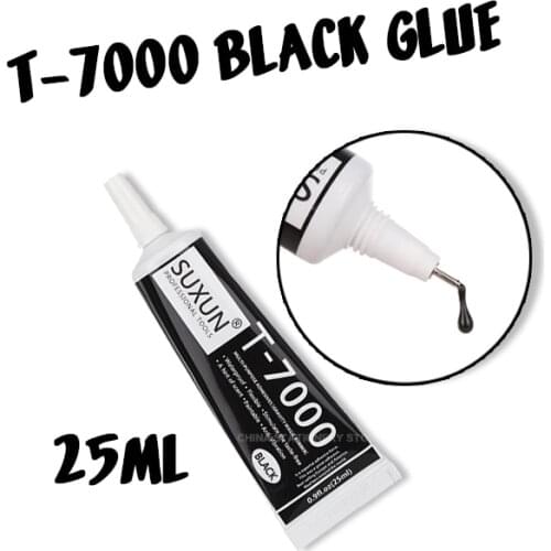 T7000 25ml Multifunctional Glue DIY Mobile Phone Screen Frame Epoxy Sealant Super Black Liquid Glue T-7000 Nail Polish