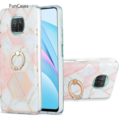 Geometry Holsters Clips Cases For coque Xiaomi 10T Lite 5G Telephone Soft IMD Cover sFor Movil Xiaomi estuche 10T Lite 5G xiaomo