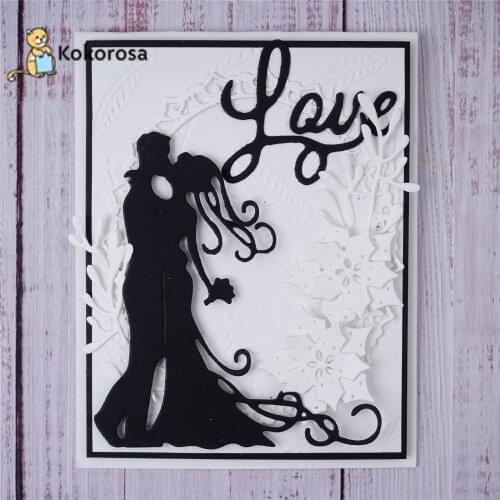 Kokorosa Wedding Cutting Dies Metal Dies Scrapbooking Album Card Making Embossing Stencil Diecuts New 2021