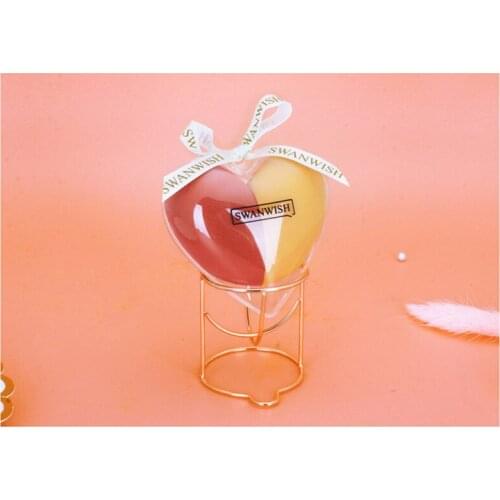 Heart Shape Cosmetic Puff Box Packaged Powder Puff Sponge Beauty Makeup Tool for Student Woman E1279