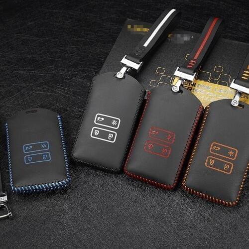 LUCKEASY For Renault Koleos 2017 kadjar 2017 Car Key bag case wallet holder key cover