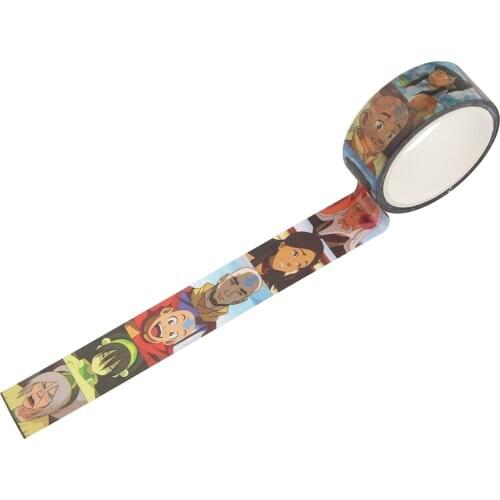 LX250 Anime Avatar Washi Tape Vintage Funny DIY Scrapbooking Kids Washi Tape Printed Pattern Stickers