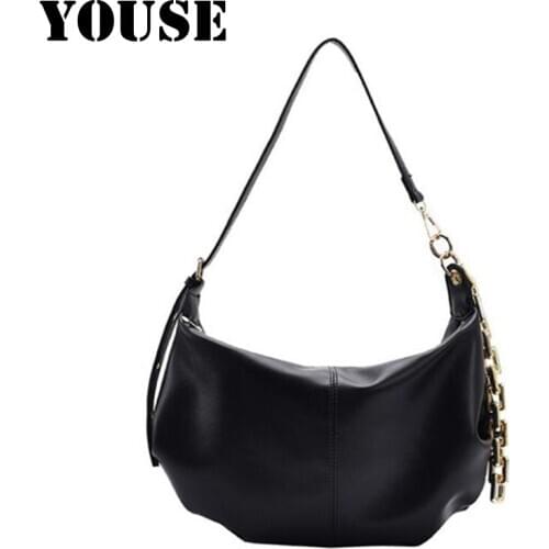 YOUSE Brand 2020 Autumn Winter New Casual Versatile Bag Womens Fashion Cross-body Bags Shoulder Crescent Bags Designer Bags PU