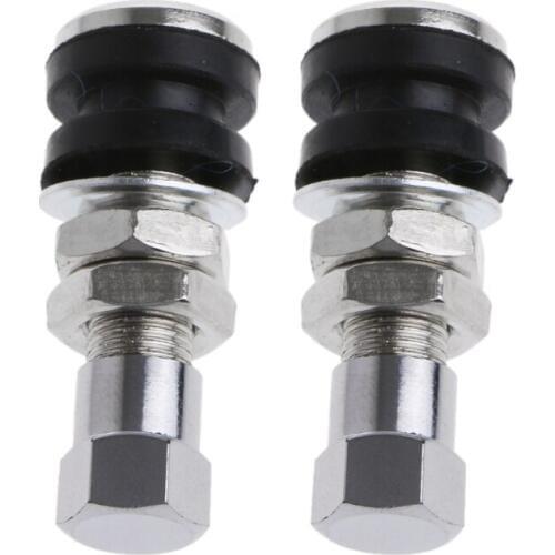 New 1 Pair Tire Wheel Valve Tubeless No Tube Stem Motorcycle Car Bike ATV Bicycle