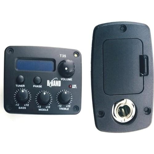 New Band T35 3 band equalizer with tuner acoustic guitar pickup system
