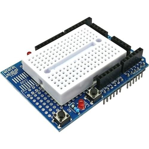1PCS Proto Shield prototype expansion board with SYB-170 mini bread board based For ARDUINO UNO ProtoShield