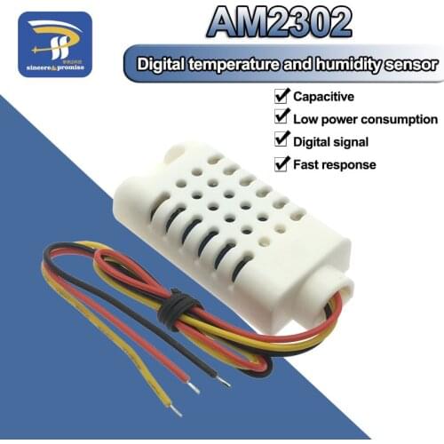 1PCSX Wired DHT22/AM2302 Digital Temperature and Humidity Sensor AM2302