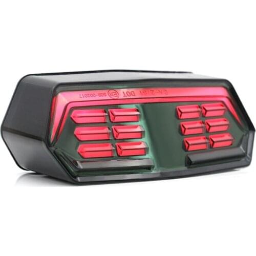 Motorcycle Turn Signal Lamp Integrated Tail Light Indicator Light Compatible with MSX125 Motorbike Parts