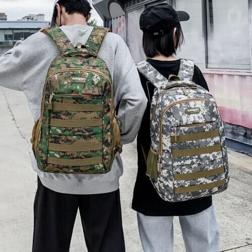 Outdoor Military Backpack Large Hiking Climbing Backpacks Camouflage Softback Daypack For Men Camping Travel Rucksack XA300Y