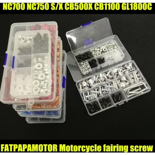 Universal Motorcycle Fairing Bolts Screw Moto Spring Bolts For HONDA NC700 NC750 S X CB500X CB1100 GL1800C