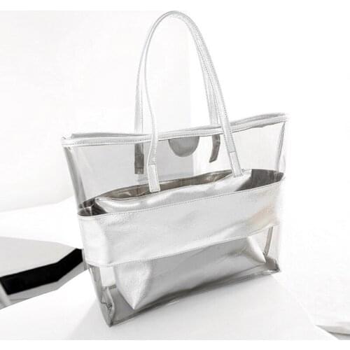 1 Pcs Women Lady Shoulder Bag Transparent Fashion for Mobile Phone Beach Money New