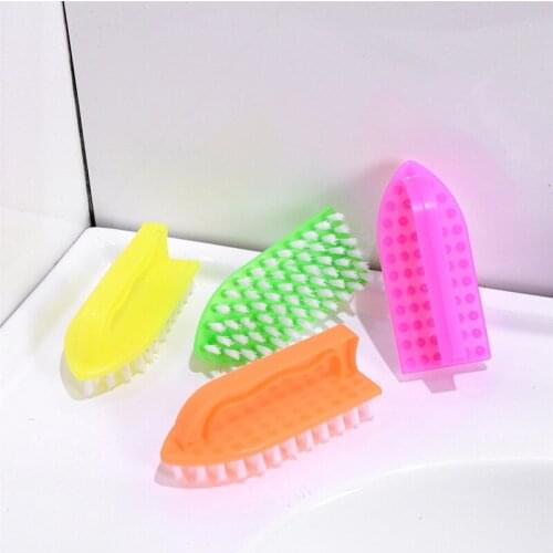 1 pc Multi-functional Laundry Brush Cleaning Washing Flexible Scrub Brush Hand-held Plastic Soft Cleaning Tools