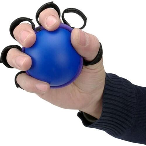 1pcs Five Fingers Hand Grip Ball Muscle Power Training Exercise Fitness Equipment jlrr