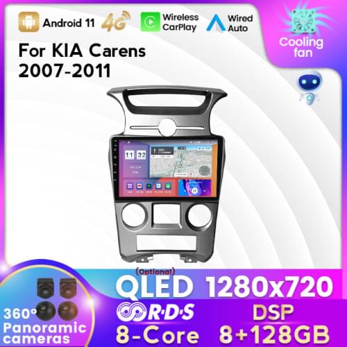 2.5D+IPS Android10 4G 64G Car Radio For kia Carens 2007 2008 2009 2010 2011 GPS navigation Multimedia Player Stereo Head Unit HU