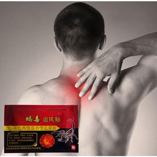 24Pcs=3bags Chinese Herbal Medicine Joint Pain Strong Analgesic Plaster Scorpion Arthritis Back /Neck Shoulder Pain Relief Plas